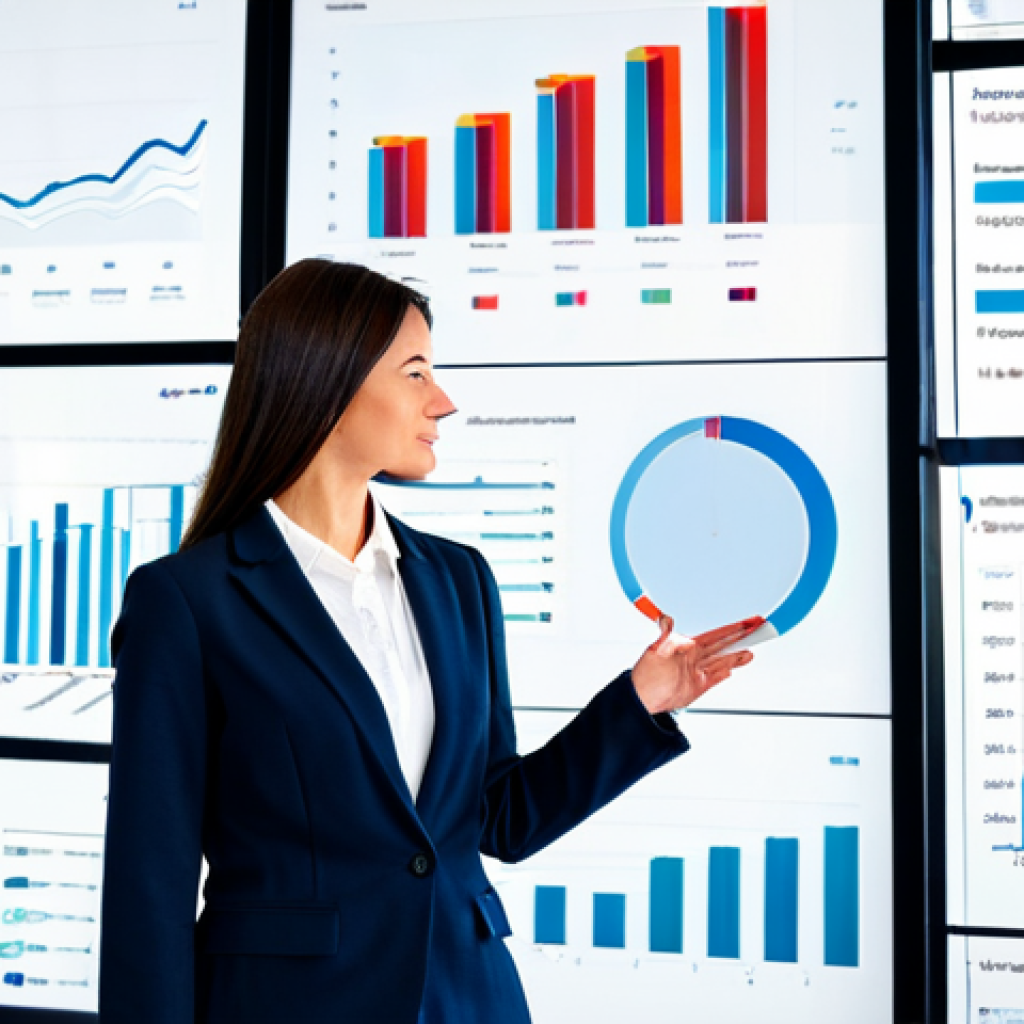 Data-Driven Decisions in Action**
"A brightly lit, modern office scene. A businesswoman, fully clothed in a professional blazer and slacks, stands confidently in front of a large data visualization dashboard displaying customer insights. The dashboard shows charts and graphs analyzing customer preferences. The atmosphere is collaborative and focused. Safe for work, appropriate content, perfect anatomy, natural proportions, well-formed hands, proper finger count, family-friendly, high quality, professional photography."
**