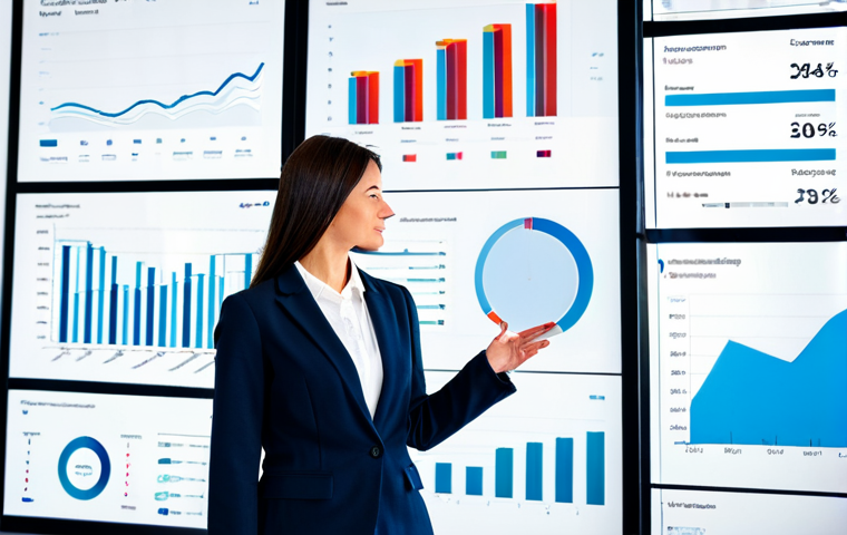 Data-Driven Decisions in Action**
"A brightly lit, modern office scene. A businesswoman, fully clothed in a professional blazer and slacks, stands confidently in front of a large data visualization dashboard displaying customer insights. The dashboard shows charts and graphs analyzing customer preferences. The atmosphere is collaborative and focused. Safe for work, appropriate content, perfect anatomy, natural proportions, well-formed hands, proper finger count, family-friendly, high quality, professional photography."
**