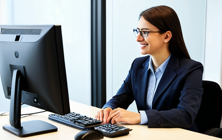 Empowered Employee Resolving Customer Issue**
"A friendly and helpful customer service representative, fully clothed in a professional business casual outfit, assisting a customer at a brightly lit help desk, appropriate attire, safe for work, perfect anatomy, natural proportions, well-formed hands, proper finger count, modern office environment, positive and supportive interaction, modest clothing, professional, high quality, clear focus, safe for work, appropriate content."
**