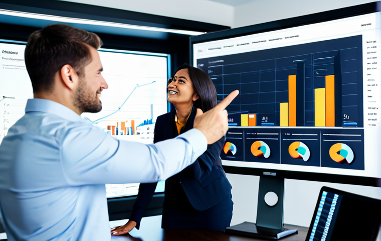 소비자 행동 데이터를 활용한 신제품 혁신 사례 - Data Analysis & Prediction**
A diverse team of professionals collaborating around a large interacti...