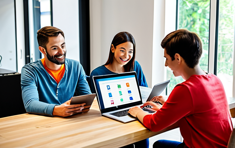 소비자 보호 관련 주요 연구 논문 리뷰 - Online Shopping Safety**
"A diverse group of people shopping online, using laptops and tablets in a...