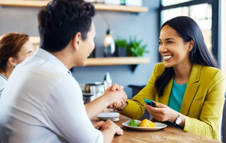 소비자중심 경영의 장단점 - **Prompt: Deep Customer Bonds and Delight**
"A diverse group of cheerful customers, of various a...