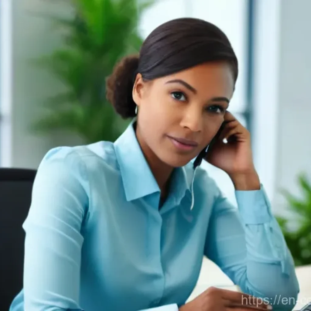 소비자 불만 처리와 고객 관계 관리 - **Prompt 1: The Empathetic Listener**
"A portrait of a diverse female customer service represent...