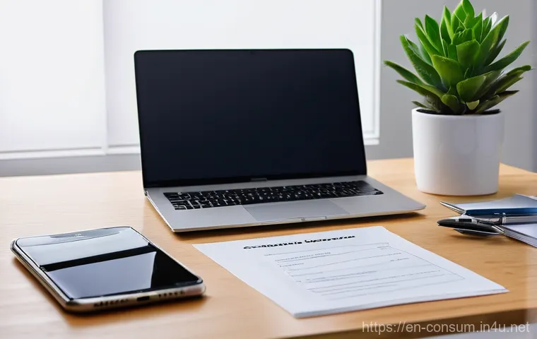 소비자분쟁 사례 모음집 - **Digital Marketplace Maze:**
    "A young adult, dressed in casual yet modern attire, stands amidst...