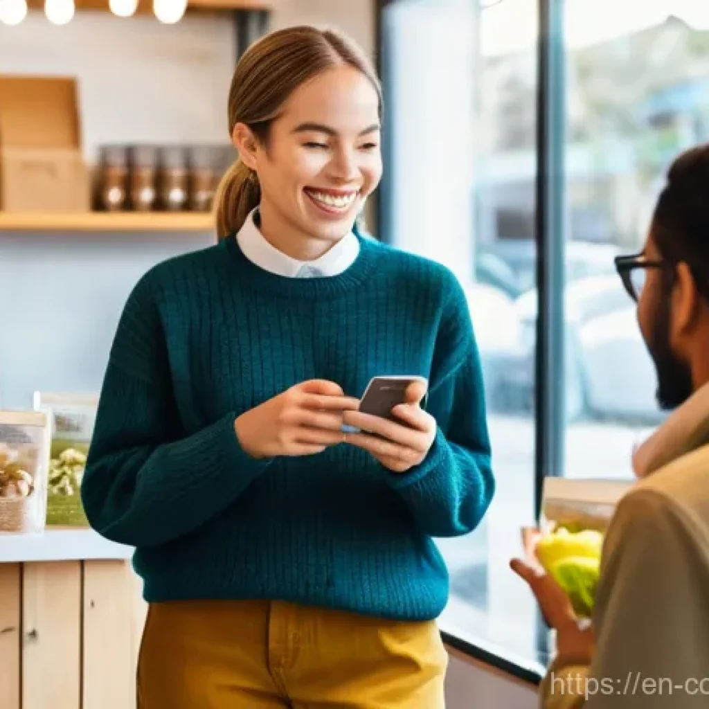 소비자중심 경영 사례와 지속 가능성 전략 연구와 분석 - **Prompt:** A group of diverse young adults, casually yet stylishly dressed in everyday clothing, ar...