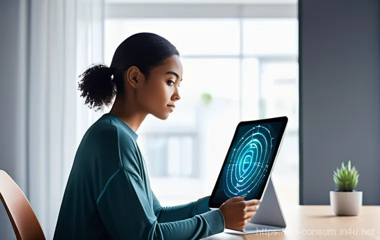 소비자 보호와 관련된 공공정책 사례 - **Prompt:** A young, diverse adult consumer, dressed in fashionable smart-casual attire, stands in a...