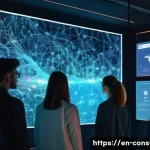 소비자 행동 데이터를 활용한 분석 기법 - **Prompt: Decoding the Digital Footprint**
"A vibrant, dynamic illustration depicting a diverse ...